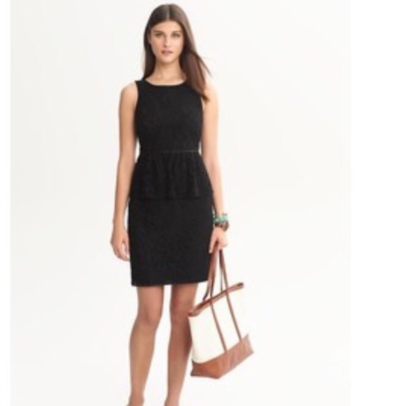 Banana Republic Dresses & Skirts - Banana republic lace peplum cocktail dress